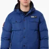 Super Triple Goose 4 Pocket Bomber Jacket - Blue