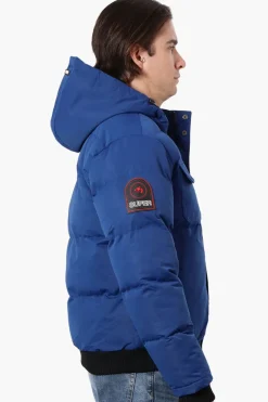 Super Triple Goose 4 Pocket Bomber Jacket - Blue