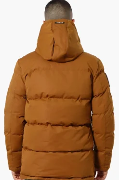 Super Triple Goose 4 Pocket Sherpa Lined Parka Jacket - Rust