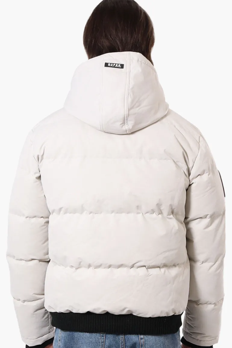 Super Triple Goose 4 Pocket Bomber Jacket - Stone