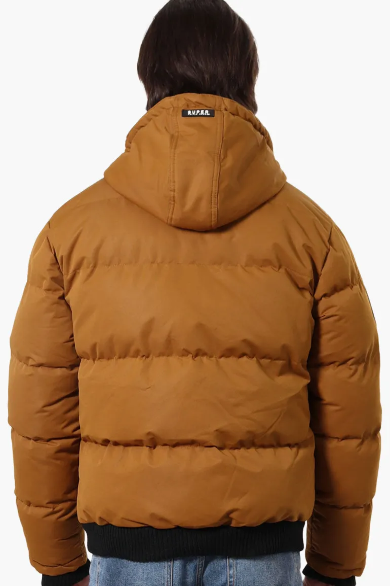 Super Triple Goose 4 Pocket Bomber Jacket - Brown