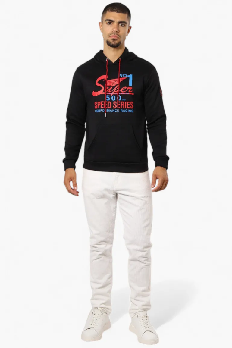 Super Triple Goose 500 Speed Series Print Hoodie - Black
