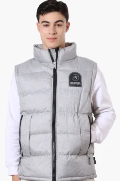 Super Triple Goose Double Pocket Bubble Vest - Grey