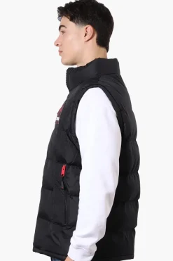 Super Triple Goose Double Pocket Bubble Vest - Black