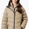Super Triple Goose Heat Retention Lining Bomber Jacket - Beige