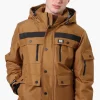 Super Triple Goose Heat Retention Lining Bomber Jacket - Camel