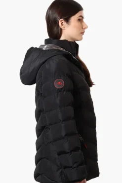 Super Triple Goose Heat Retention Lining Bomber Jacket - Black