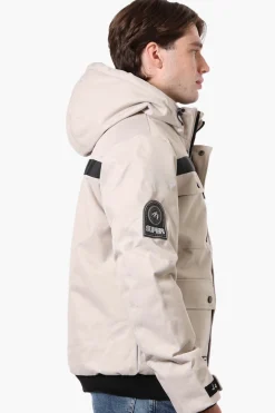 Super Triple Goose Heat Retention Lining Bomber Jacket - Cream