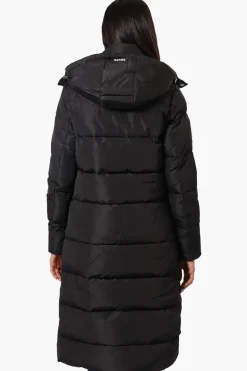 Super Triple Goose Maxi Puffer Parka Jacket - Black