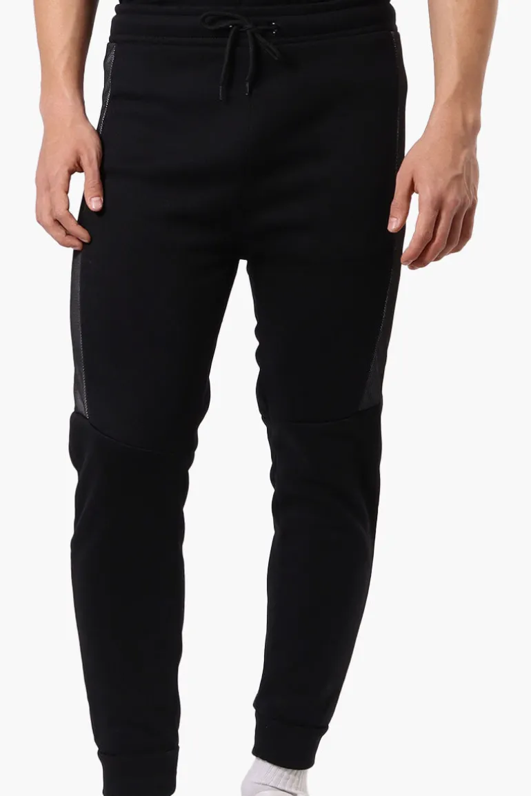 Super Triple Goose Mesh Insert Joggers - Black