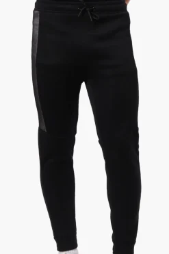 Super Triple Goose Mesh Insert Joggers - Black
