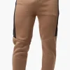 Super Triple Goose Mesh Insert Joggers - Brown