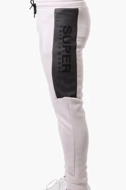 Super Triple Goose Mesh Insert Joggers - Stone