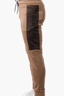 Super Triple Goose Mesh Insert Joggers - Brown