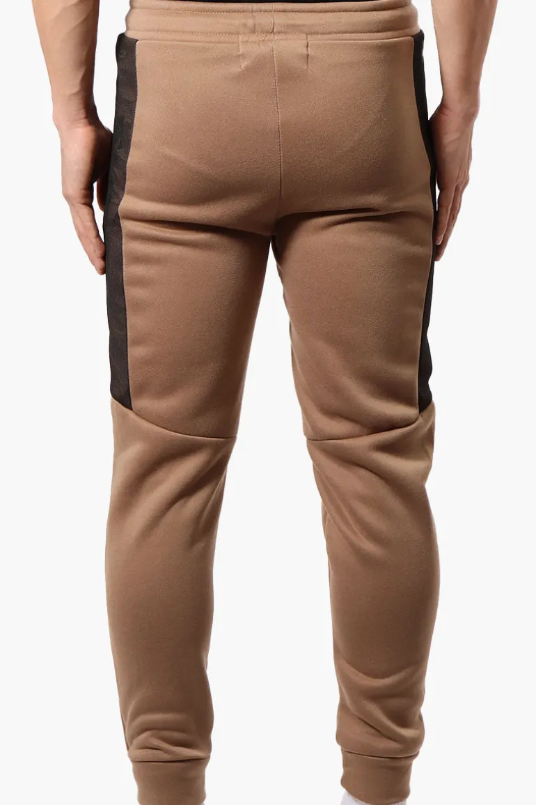 Super Triple Goose Mesh Insert Joggers - Brown