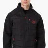 Super Triple Goose Quilted Bubble Lightweight Jacket - Black