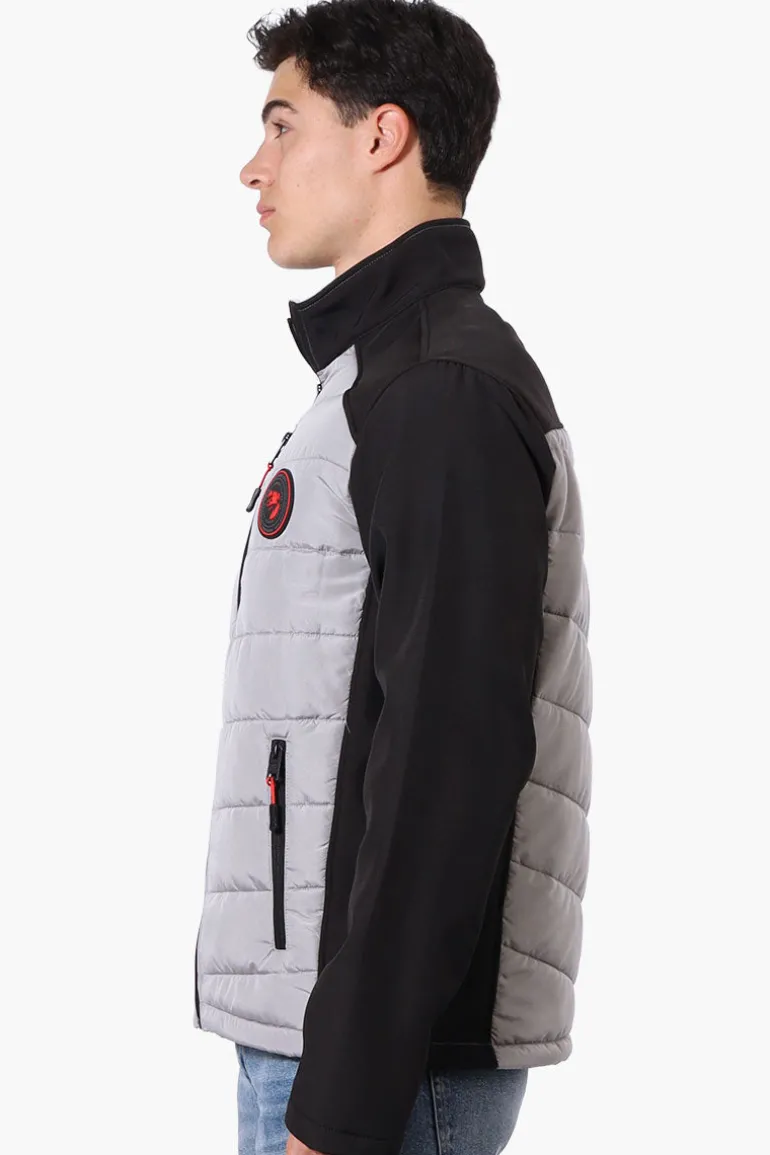 Super Triple Goose Quilted Bubble Lightweight Jacket - Grey