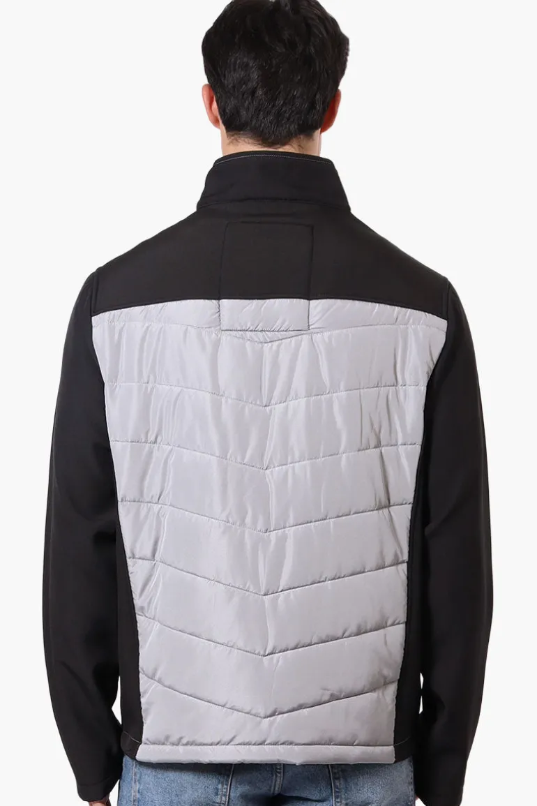 Super Triple Goose Quilted Bubble Lightweight Jacket - Grey
