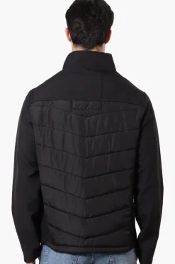 Super Triple Goose Quilted Bubble Lightweight Jacket - Black